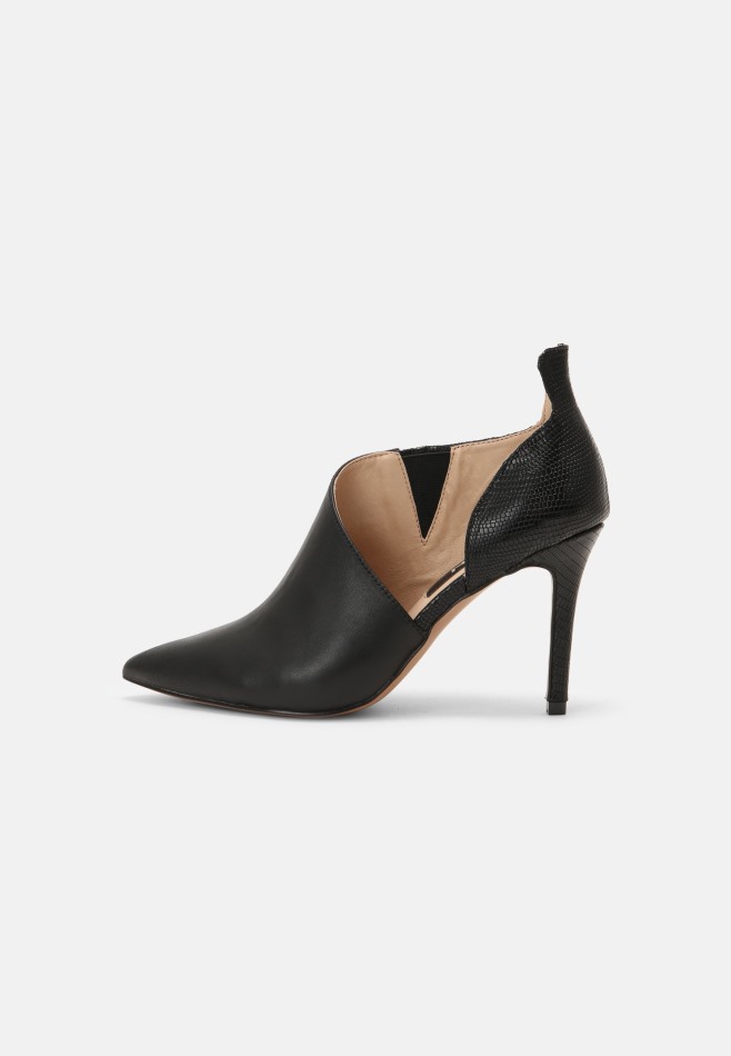 Gabor Noir | Cuir Exclusif - Talons Hauts